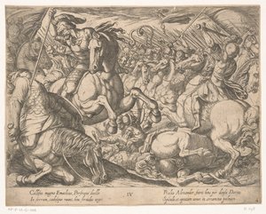 Alexandre le Grand combat les Perses