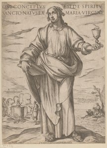 Saint Jean (Qui conceptus est de spiritu sancto natus ex Maria virgine, série Christ, Marie et les apôtres) - Antonio Tempesta
