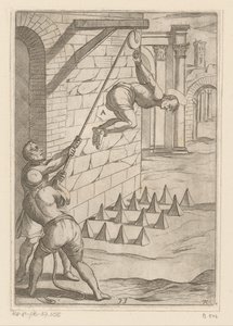 Torture: la chute sur des pointes acérées (série Martyrs chrétiens) - Antonio Tempesta