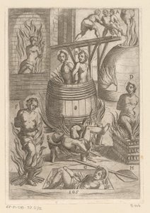Torture avec différentes méthodes de brûlure