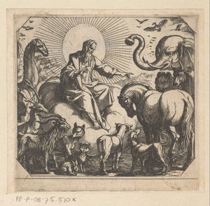 Dieu crée les animaux sur terre - Antonio Tempesta