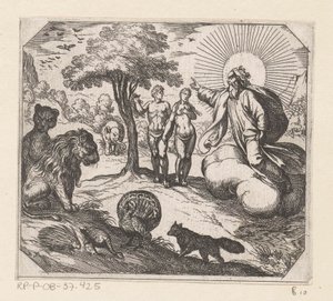 Dieu interdit à Adam et Ève de manger de l