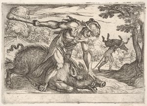 Hercule et le Sanglier d
