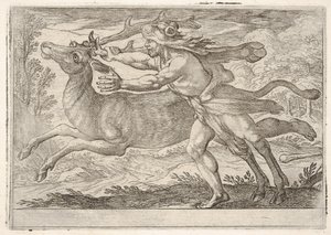 Hercule et la biche du mont Cerynea