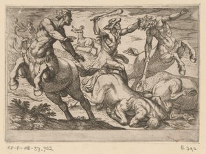Hercule et les centaures - Antonio Tempesta