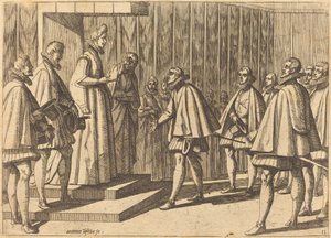 Prince italien devant Marguerite d