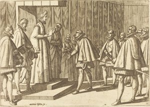 Prince italien devant Marguerite d