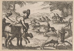 Chasse aux antilopes - Antonio Tempesta