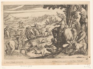 Chasse au sanglier et au cerf - Antonio Tempesta