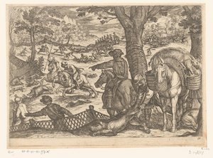 Chasse au sanglier - Antonio Tempesta