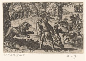 Chasse aux lions