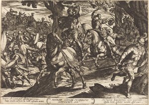 Jacob tue Absalom, fils du roi David - Antonio Tempesta