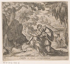 Jupiter et Callisto (Calisto a Iove Comprimitur) (Métamorphoses d