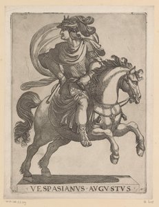 Empereur Vespasien à cheval - Antonio Tempesta