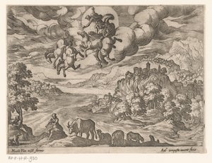 Paysage avec la chute de Phaéthon - Antonio Tempesta