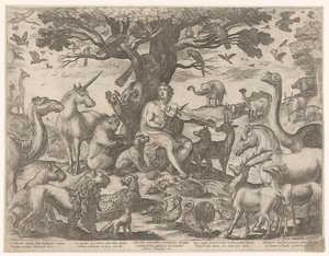 Orphée enchantant les animaux avec sa musique - Antonio Tempesta