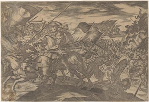 Soldats en combat - Antonio Tempesta
