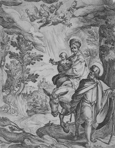 La Fuite en Égypte - Antonio Tempesta