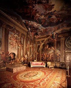 Dieux olympiens, peintures murales dans la salle du Ciel, vers 1695-96