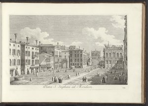 Vue sur Campo Santo Stefano à Venise - Antonio Visentini