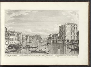 Vue sur le Grand Canal, Palazzo Bembo et Palazzo Vendramin-Calergi à Venise