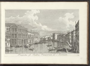 Vue sur le Grand Canal à Venise