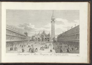 Vue de la place Saint-Marc et de la basilique Saint-Marc à Venise