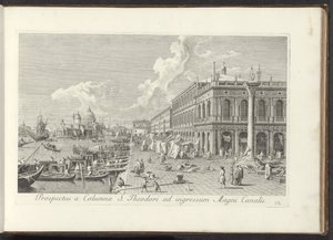 Coin de la place Saint-Marc avec la Biblioteca Marciana