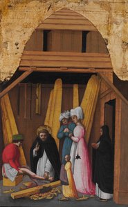 Saint Pierre Martyr guérissant la jambe d