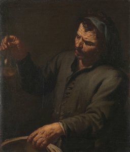 Homme avec une bouteille d