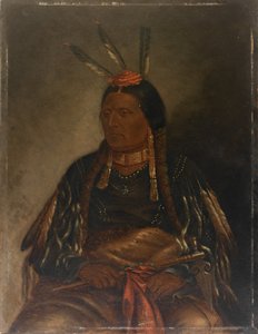 Che-tan-ce-ta Faucon Jaune, vers 1887 - Antonio Zeno Shindler