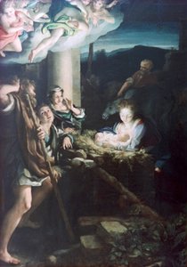 Scène de la Nativité, 1522-1530 - Antonio da Correggio