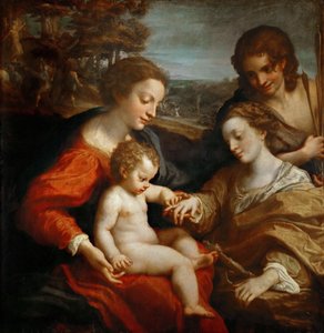 Le Mariage mystique de Sainte Catherine - Antonio da Correggio