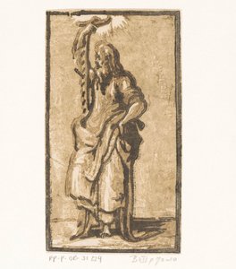 Saint Simon, Christ et les douze apôtres (titre de la série) - Antonio da Trento (attributed to)