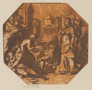 Psyché adorée comme déesse par le peuple - Antonio da Trento