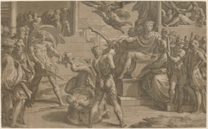 Le Martyre des Saints Pierre et Paul (recto)