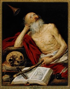 Saint Jérôme ... (peinture sur toile)
