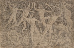Bataille des hommes nus, vers 1470-90 - Antonio Pollaiuolo