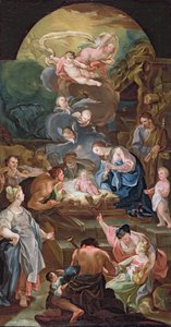 Adoration des bergers - Antonio the Elder Gonzalez Velazquez