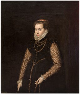 Espagnol :  La dama de las cadenas de oro Dame aux chaînes d