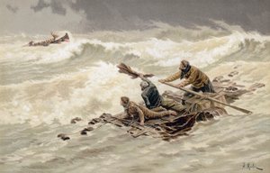 Naufragé et sauvé - Antony Paul Emile Morlon