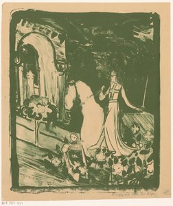 Chevalier à cheval - Antoon Derkinderen