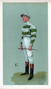 John Evelyn Watts, jockey britannique - Ao