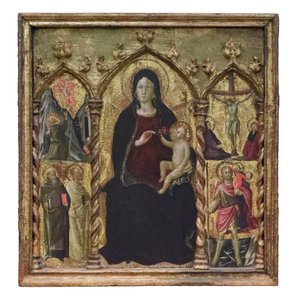 Madone et Enfant en trône, vers 1420-22 - Arcangelo di Cola da Camerino