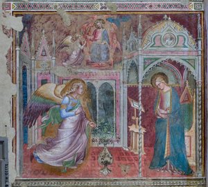 Annonciation, fin du 14e siècle ou début du 15e siècle - Aretino Luca Spinello or Spinelli