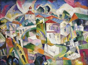 Paysage urbain cubiste, années 1910