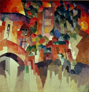 Paysage de Kislovodsk avec portes, 1913