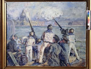 La défense de Sébastopol - Aristarkh Vasilievic Lentulov