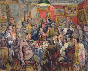 Artistes de Moscou, 1927 - Aristarkh Vasilievic Lentulov