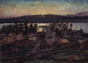 Coucher de soleil, 1928 - Aristarkh Vasilievic Lentulov
